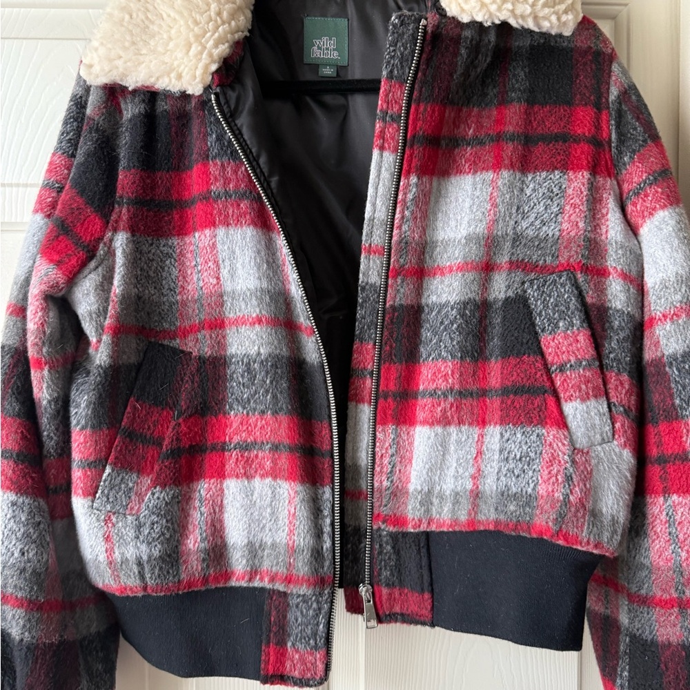 Wild Fable Black and Cream Jacket